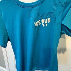 Under Armour Women’s Teal 'We Run' T-Shirt